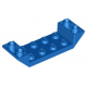 LEGO tetőelem fordított 45°-os 6×2, kék (22889)